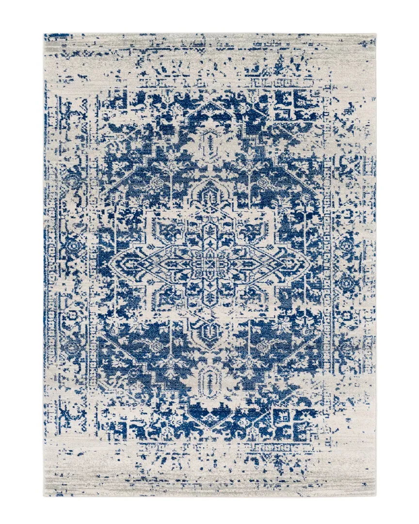 Surya Harput Area Rug - Blue, Polypropylene
