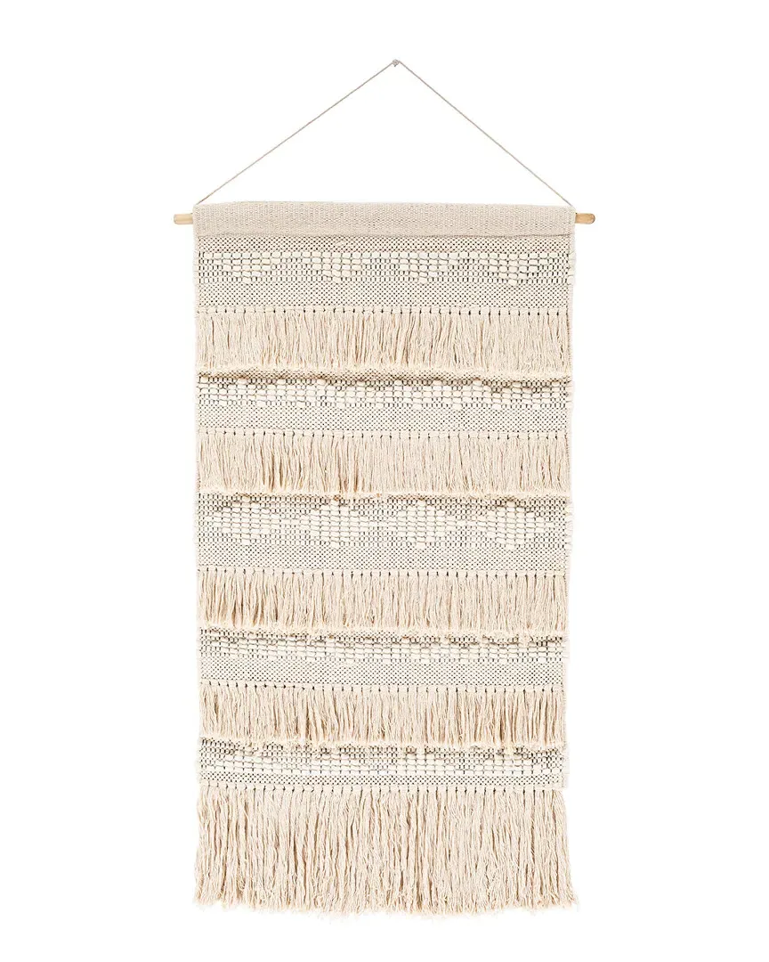 Surya Helena Wall Decoration - Ivory, Cotton