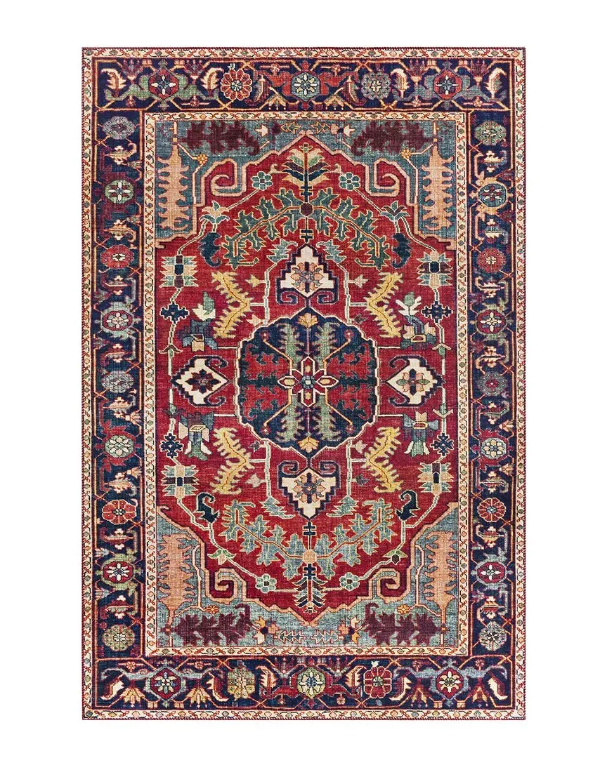 Surya Iris Rug - Navy, Polyester image