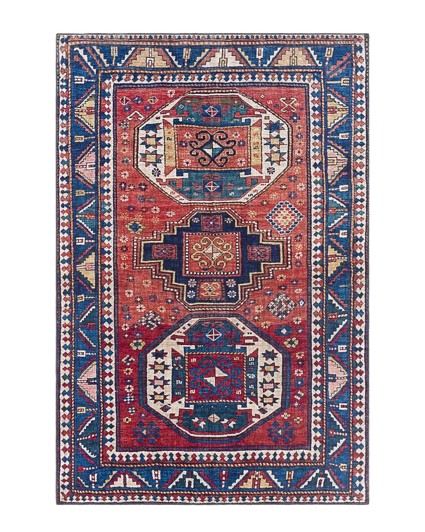 Surya Iris Rug - Red, Polyester