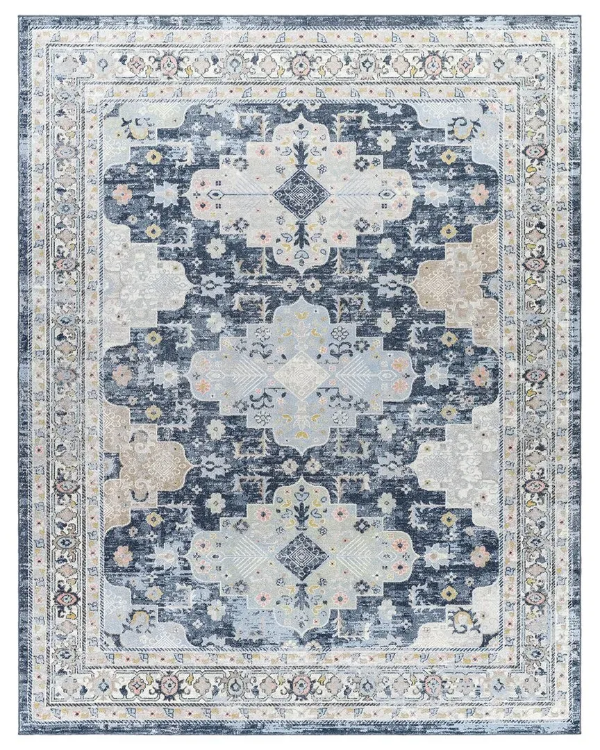 Surya Lavadora Machine-Washable Rug - Blue, Polyester