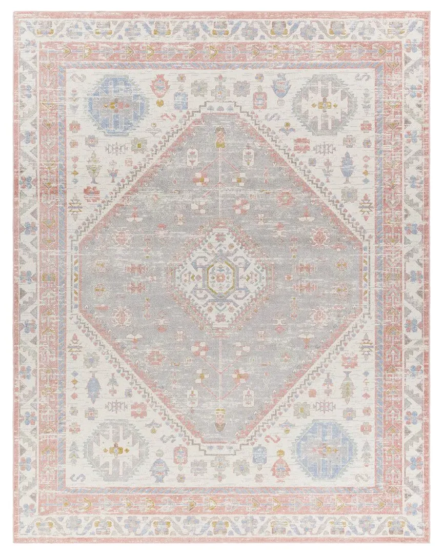 Surya Lavadora Machine-Washable Rug - Gray, Polyester