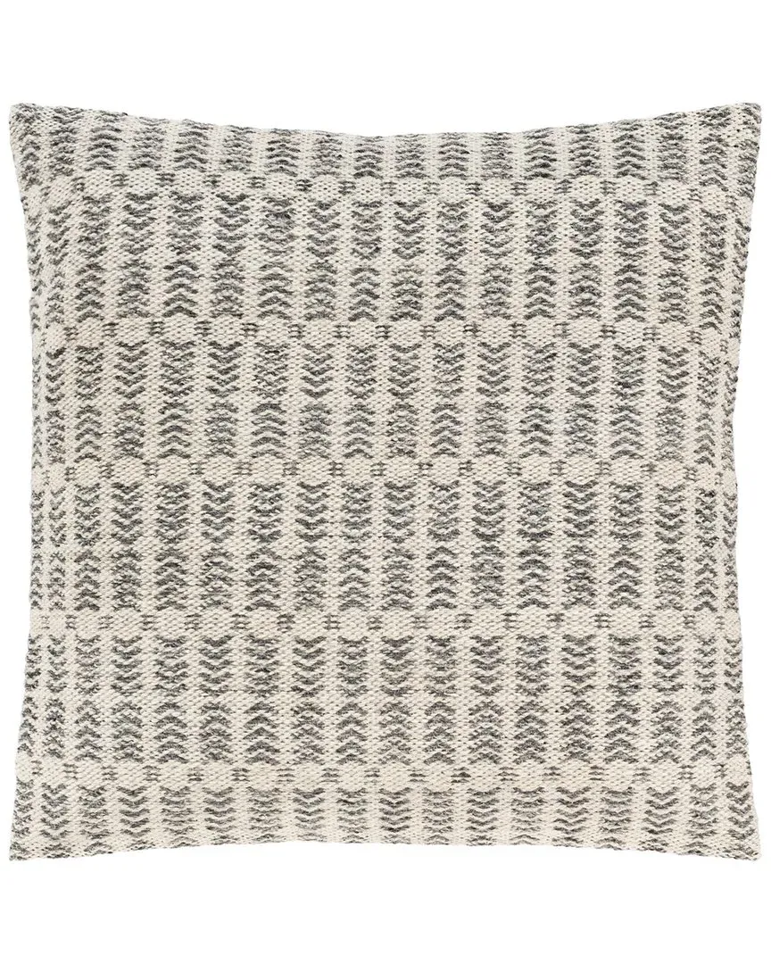 Surya Leif Accent Pillow - Grey, Wool image