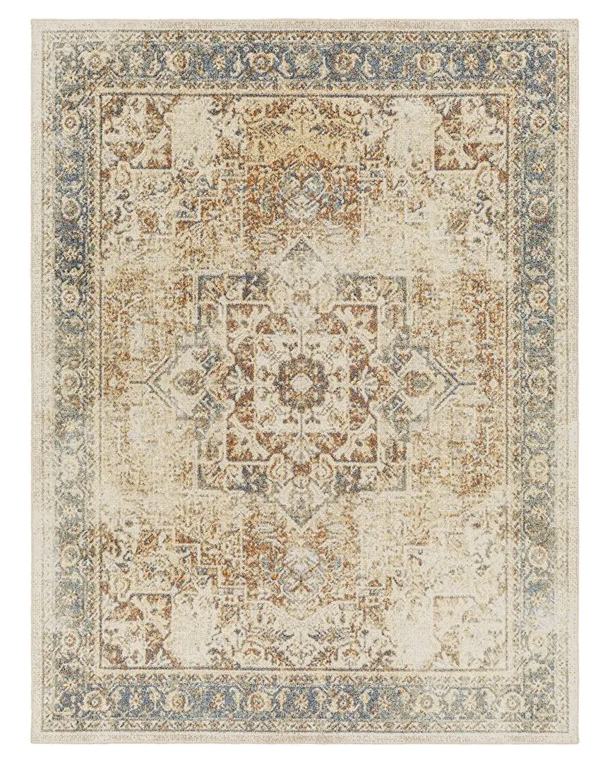 Surya Lillian Machine-Washable Rug - Beige, Polyester