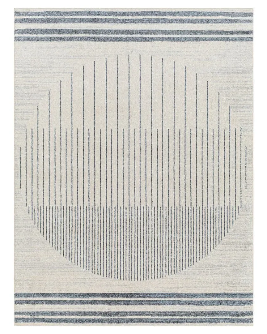 Surya Lillian Machine-Washable Rug - Ivory, Polyester