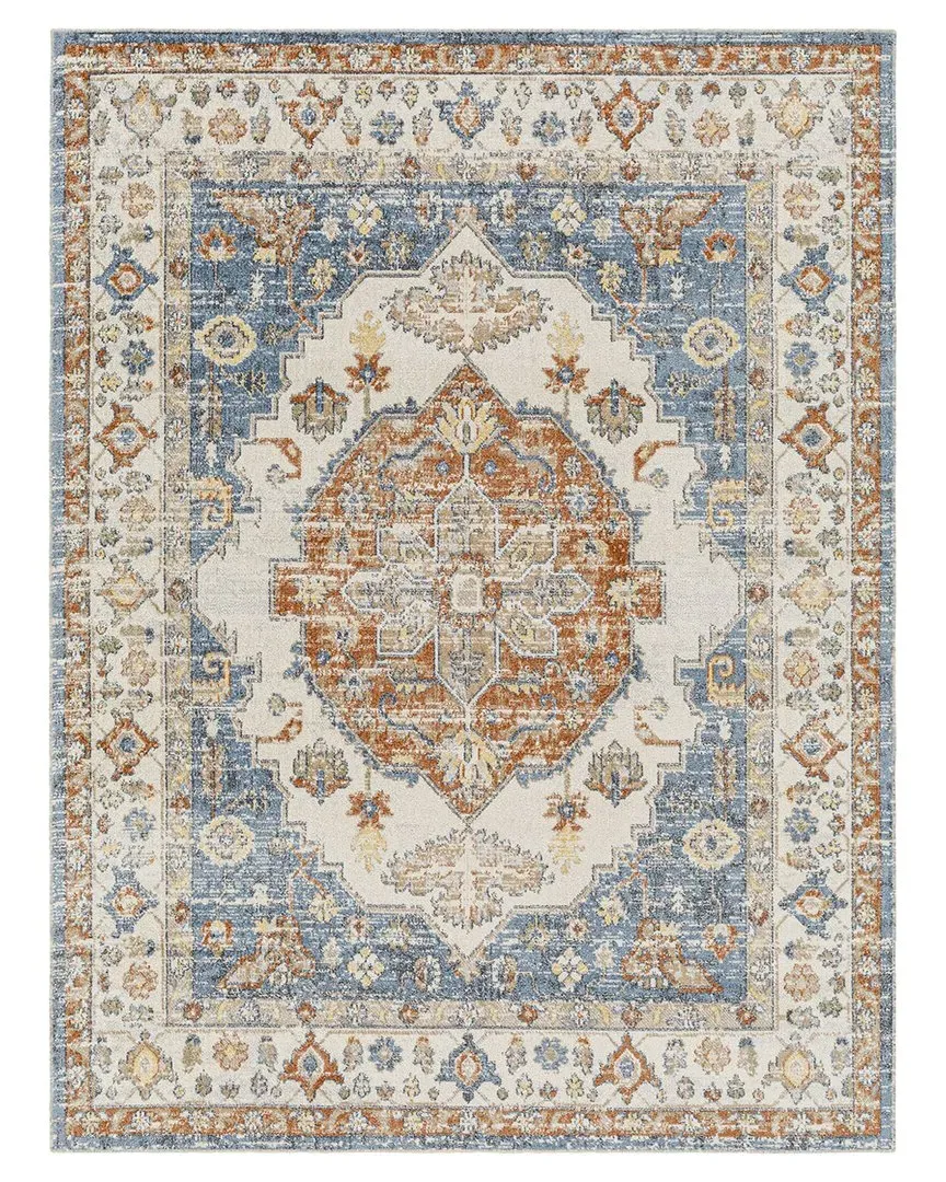 Surya Lillian Machine-Washable Rug - Ivory, Polyester