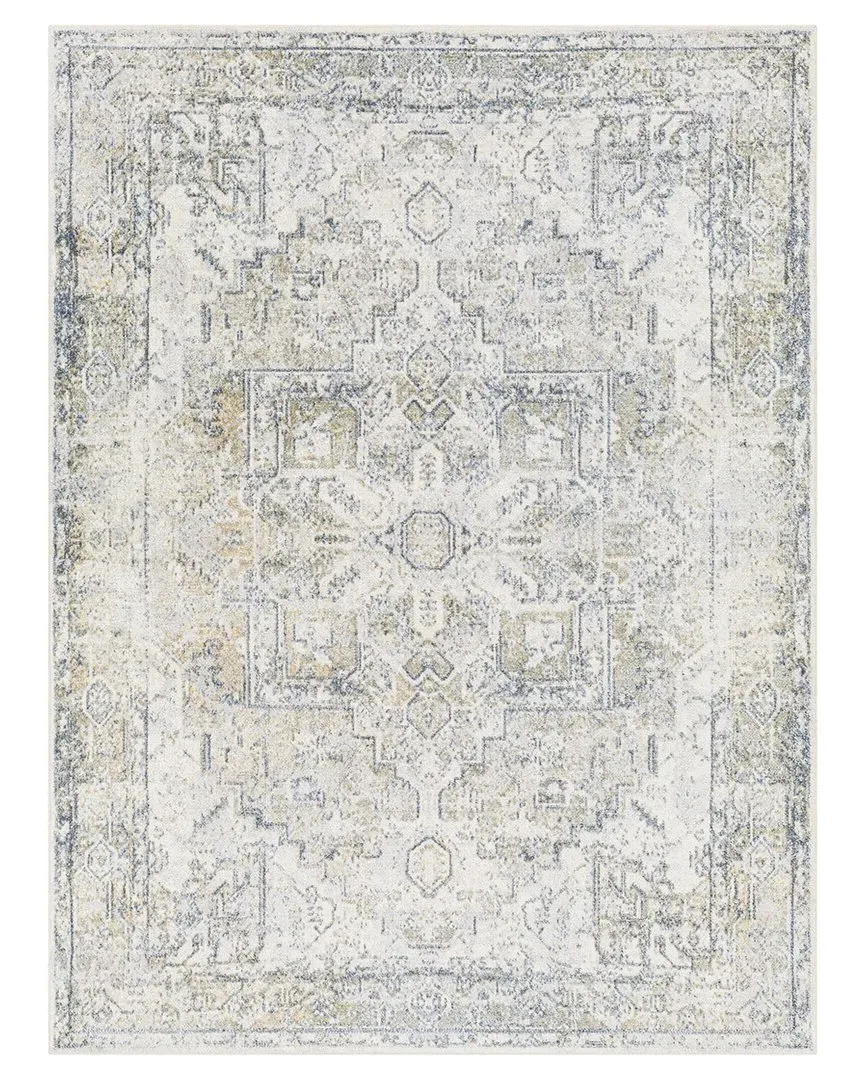 Surya Lillian Machine-Washable Rug - Ivory, Polyester