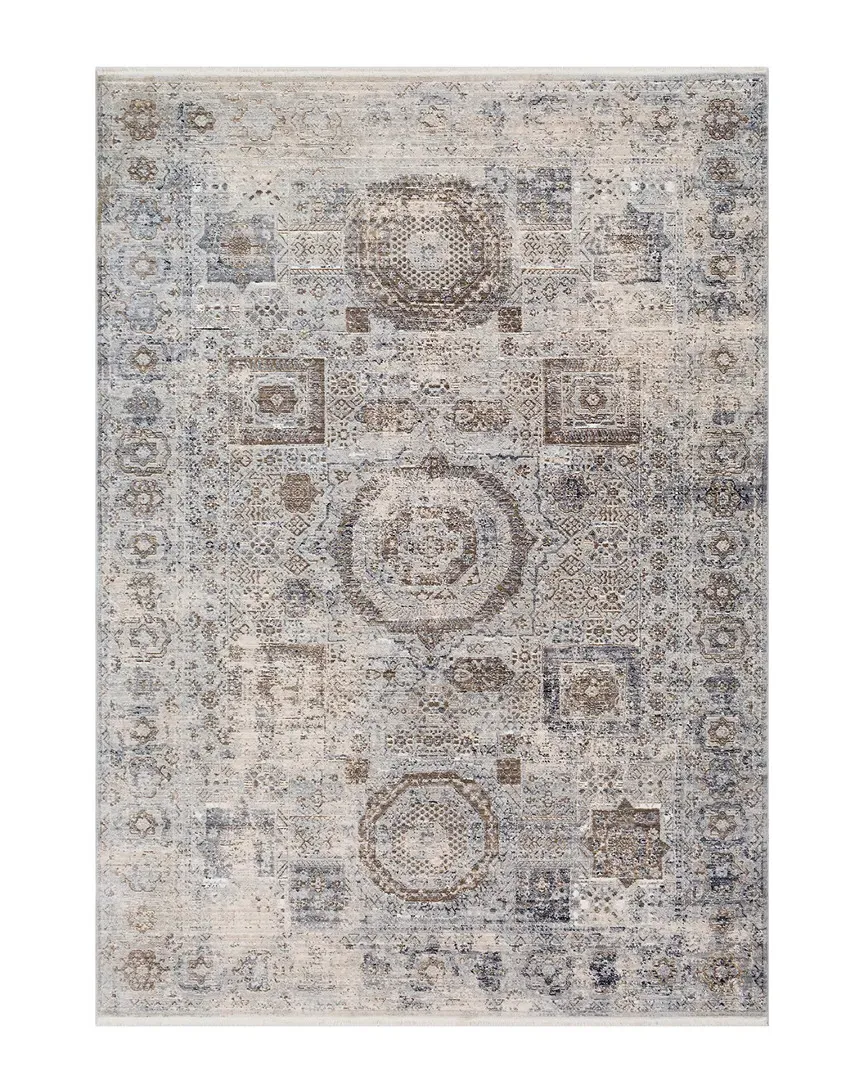 Surya Liverpool Machine Woven Rug - Gray, Polyester