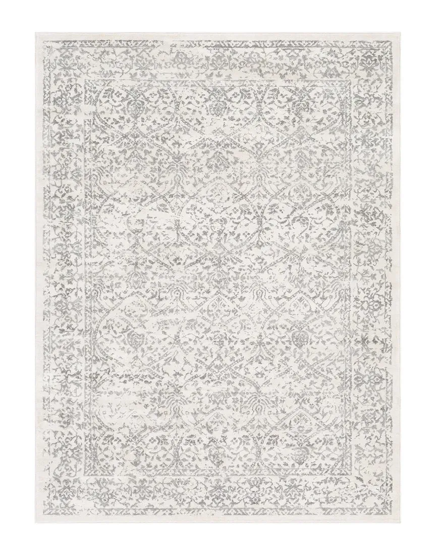Surya Roma Rug - White, Polypropylene