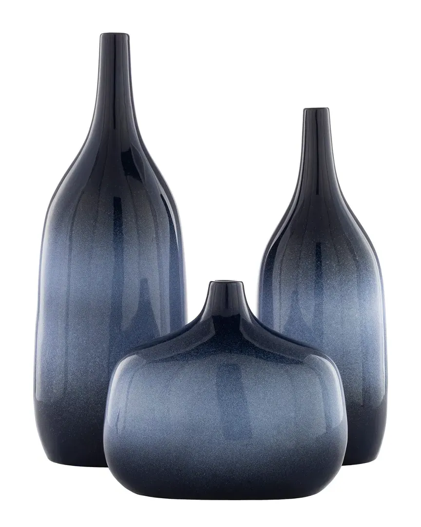 Surya Sparta Decor Vases - Dark Blue image