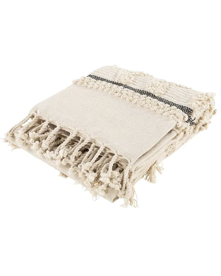 Surya Vasant Throw - Ivory, Cotton image