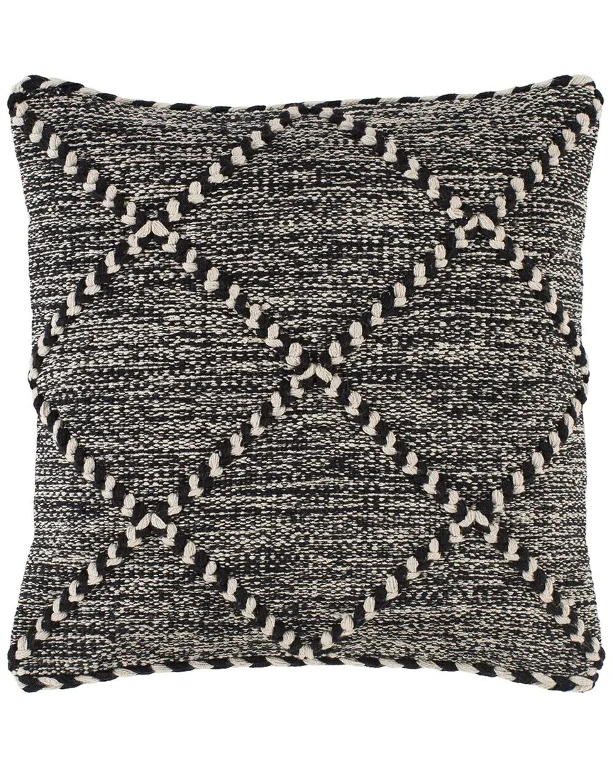 Surya Zanafi Pillow Cover - Black, Cotton image