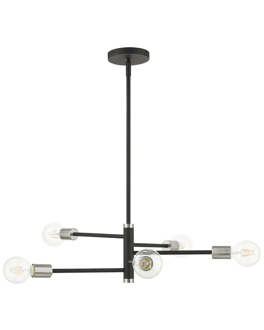 Bannister 5 Light Chandelier - Black image