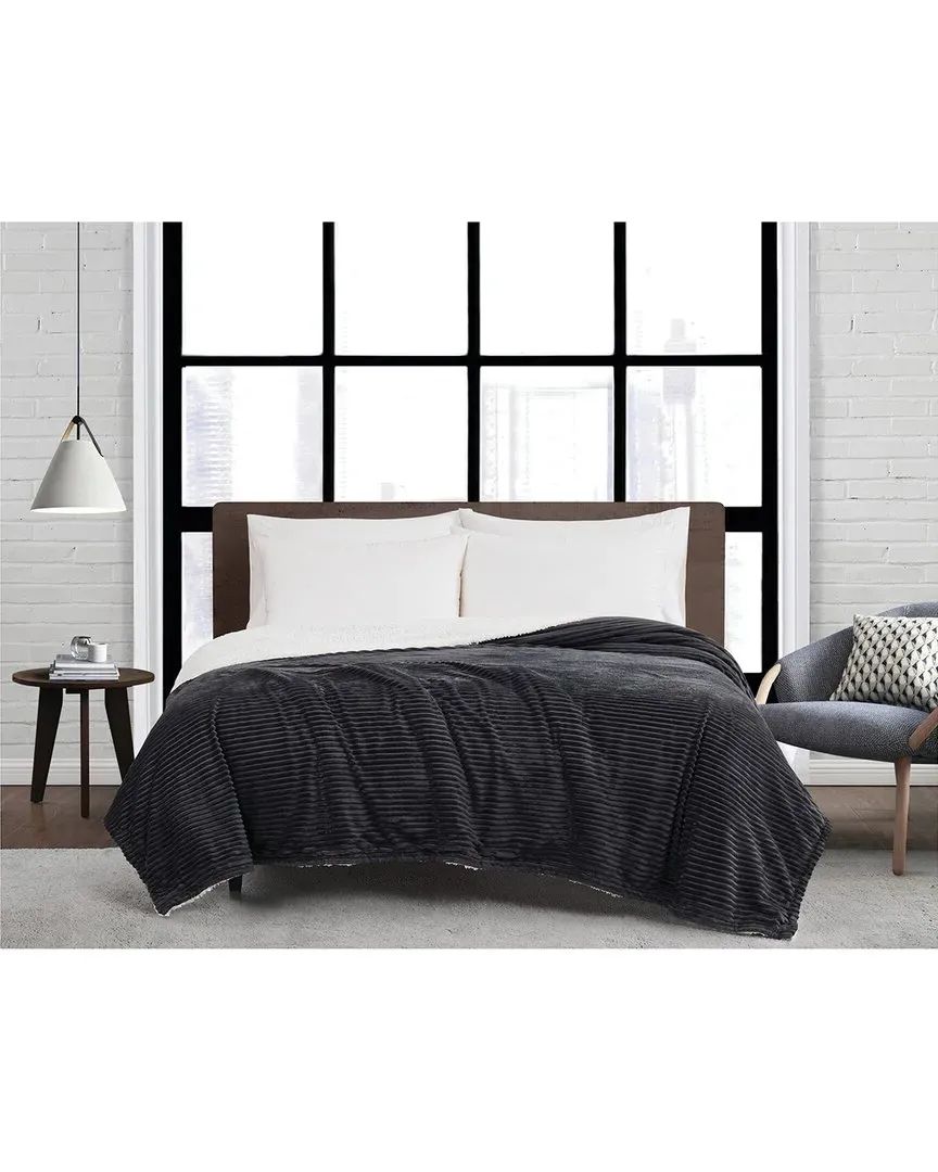 Corduroy Blanket - Grey, Polyester