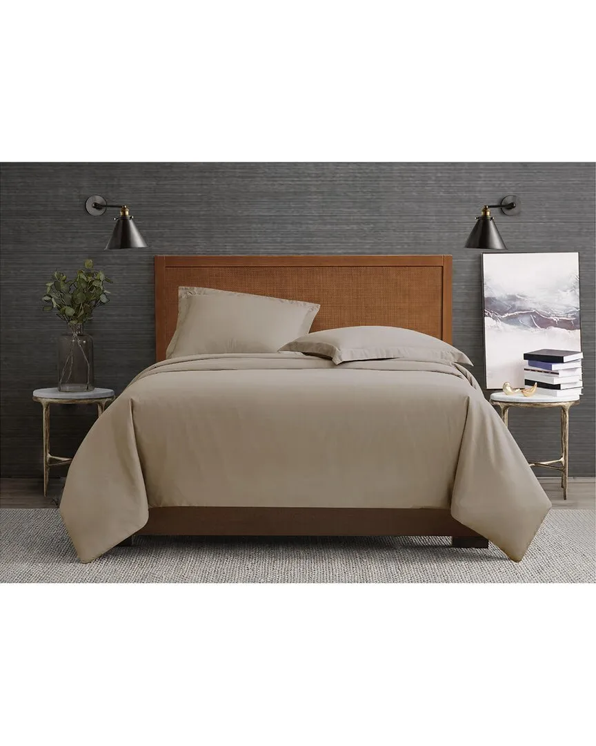 Garment Wash Duvet Cover Set - Khaki, Microfiber image