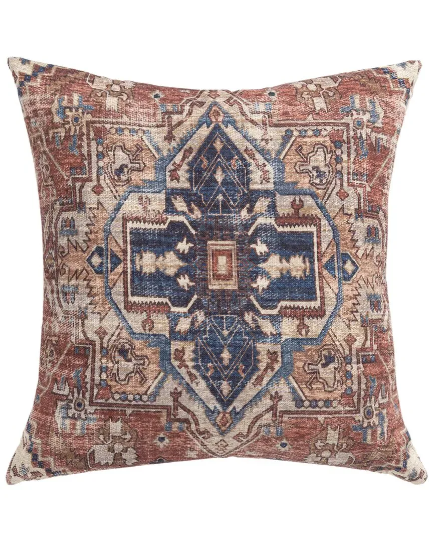 18x18 Throw Pillow Cover with Zipper - Rust, Polyester