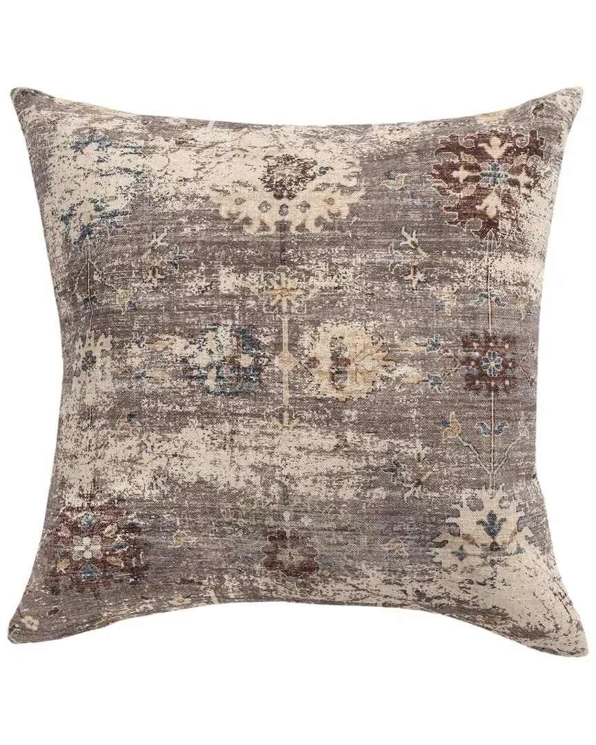 18x18 Throw Pillow Cover with Zipper - Taupe, Polyester
