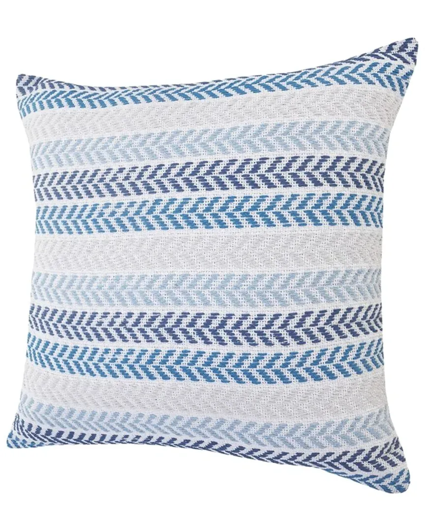 Allien Beach House Chevron Throw Pillow - Blue, Cotton image