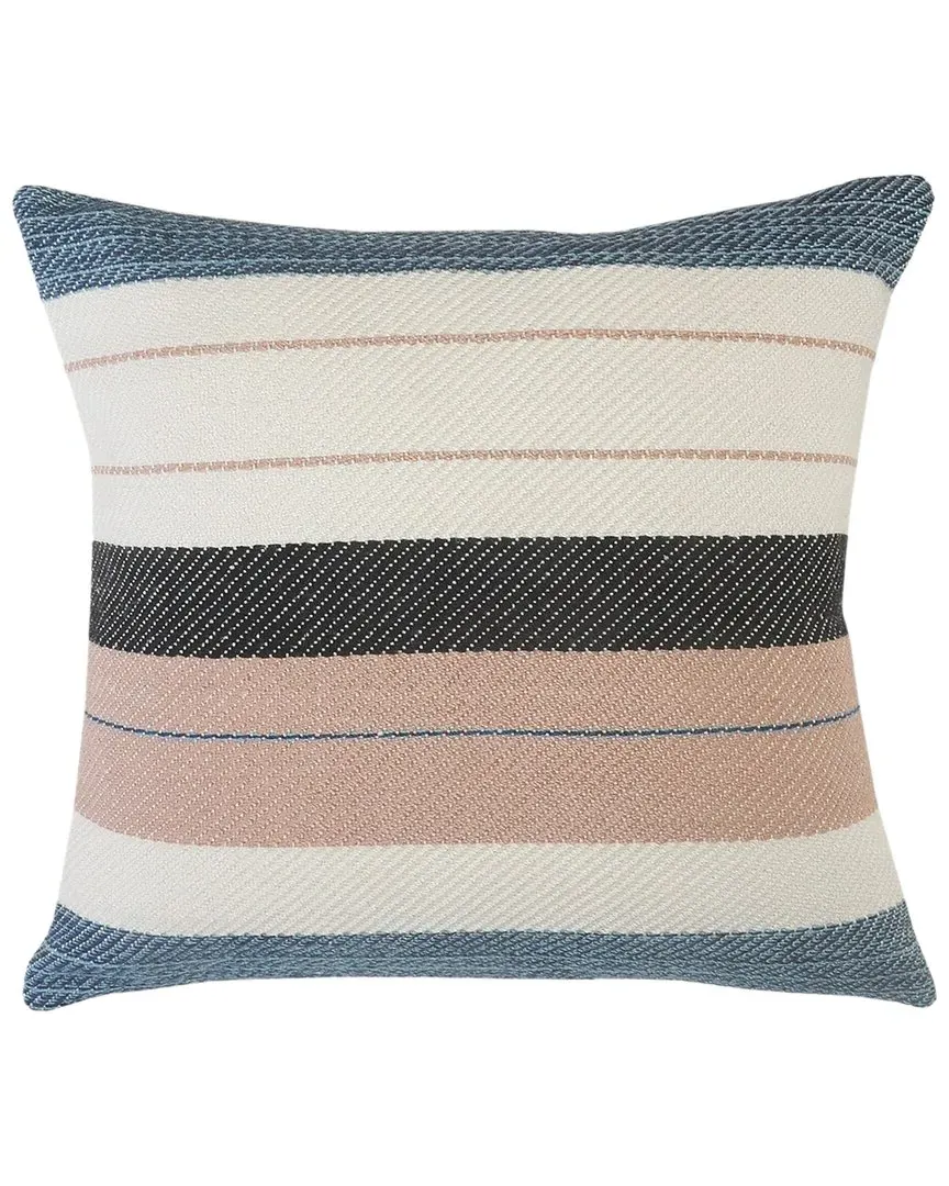 Alton Stripe Throw Pillow - Blue, Cotton image