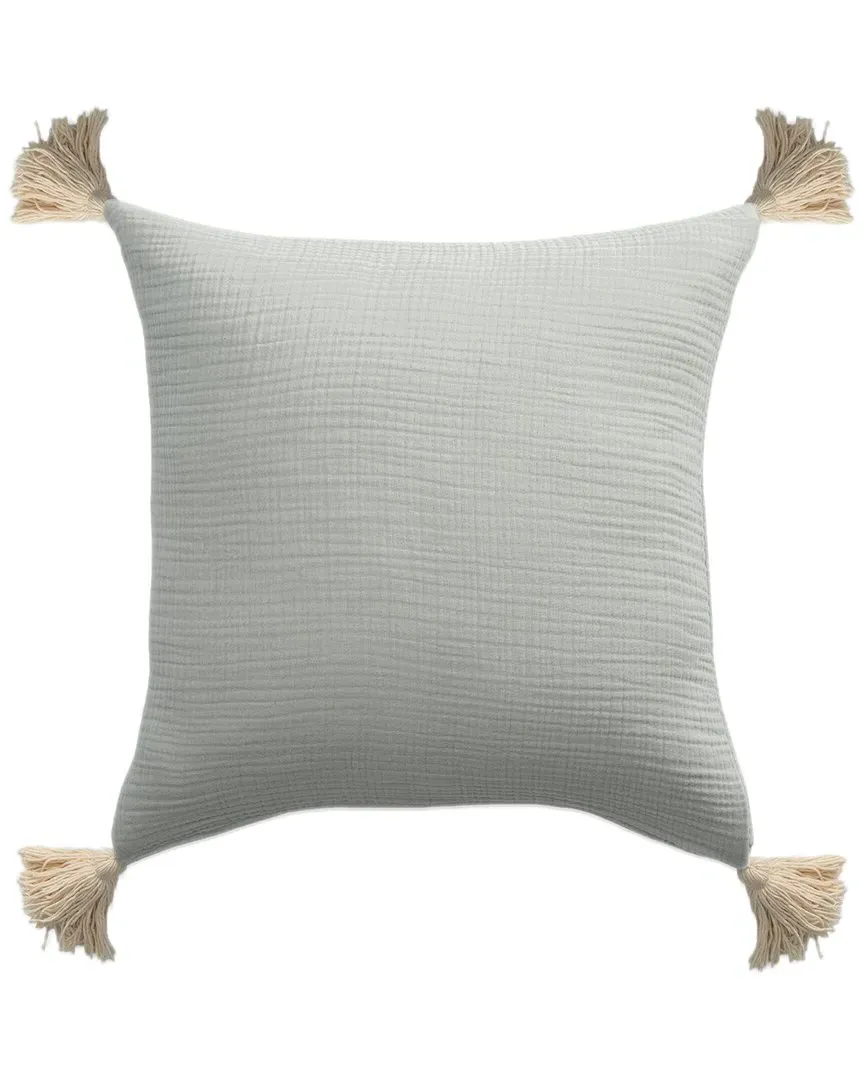 Amaze Tasseled Throw Pillow - Brown, Cotton