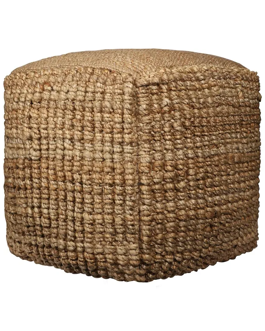Anika Cube Pouf - Natural, Jute