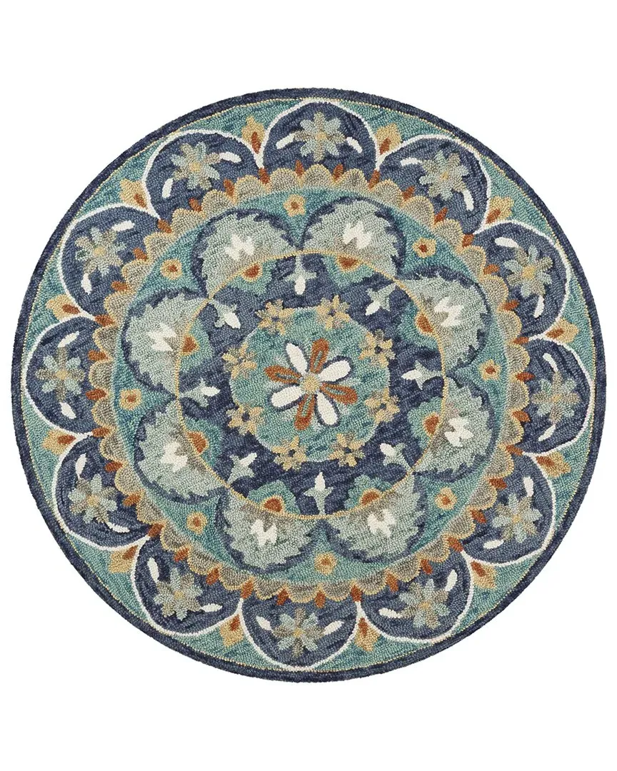 Dazzle Hand-Tufted Wool Rug - Teal