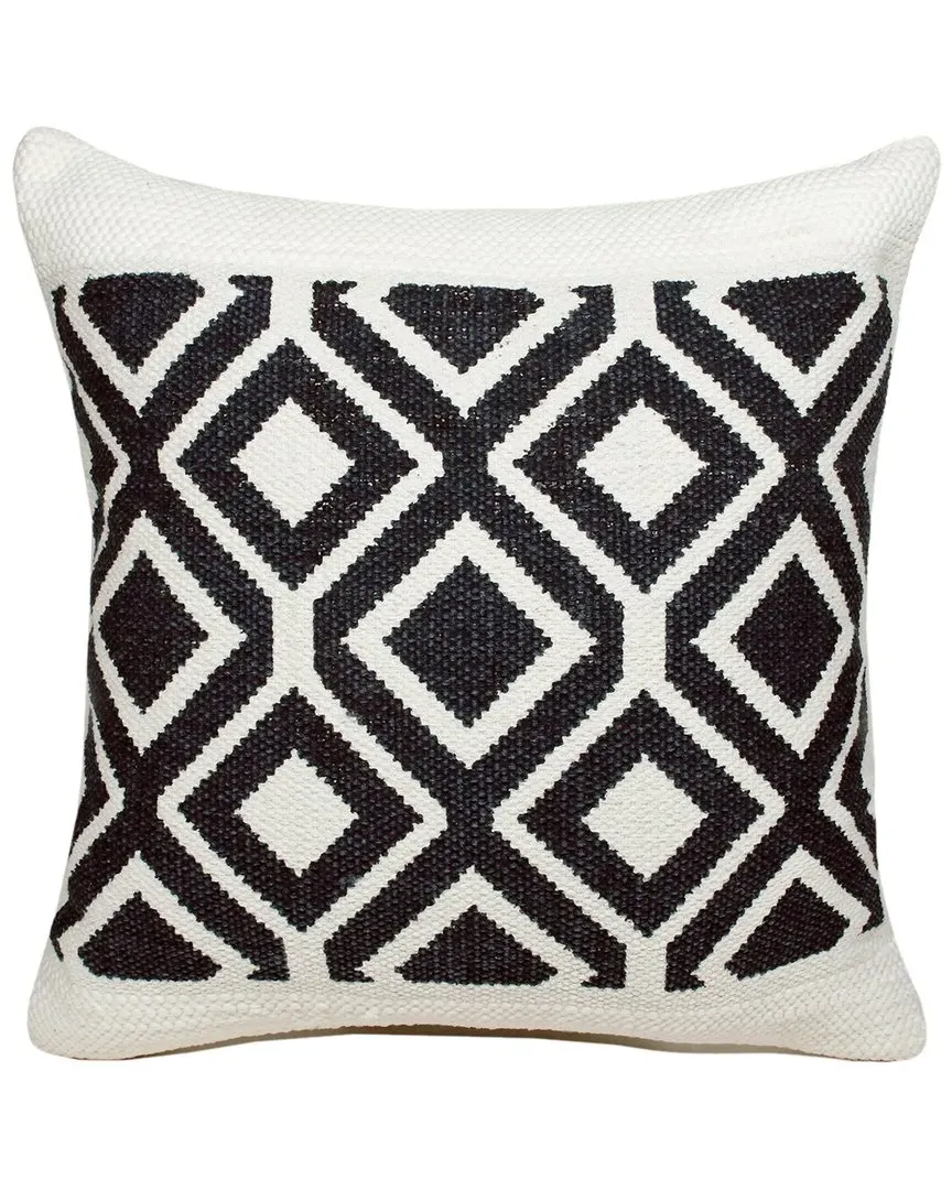 Geometric Decorative Pillow - Navy, Cotton Blend image