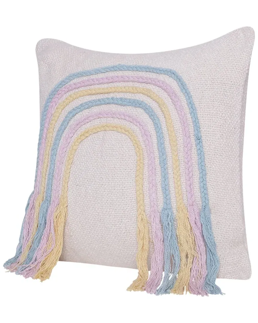 Grancie Handmade Throw Pillow - White, Cotton