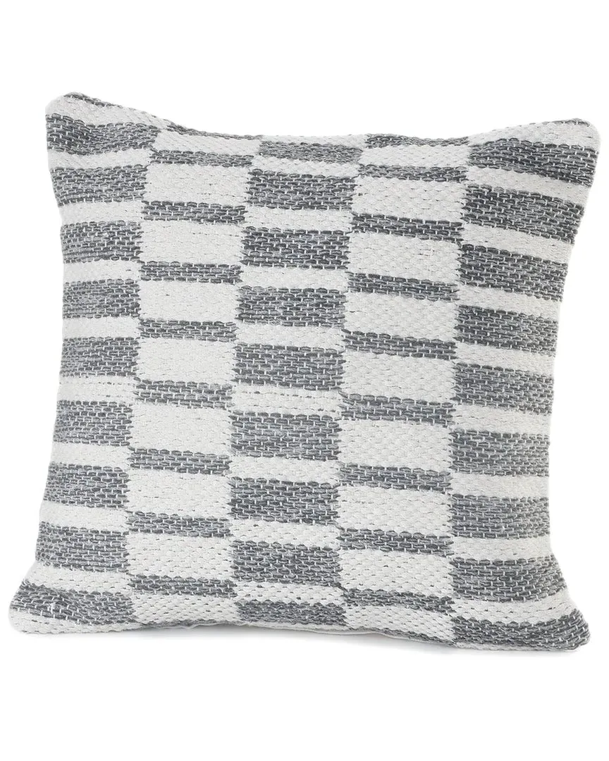 Grayscale Dimensions Throw Pillow - Gray, Cotton