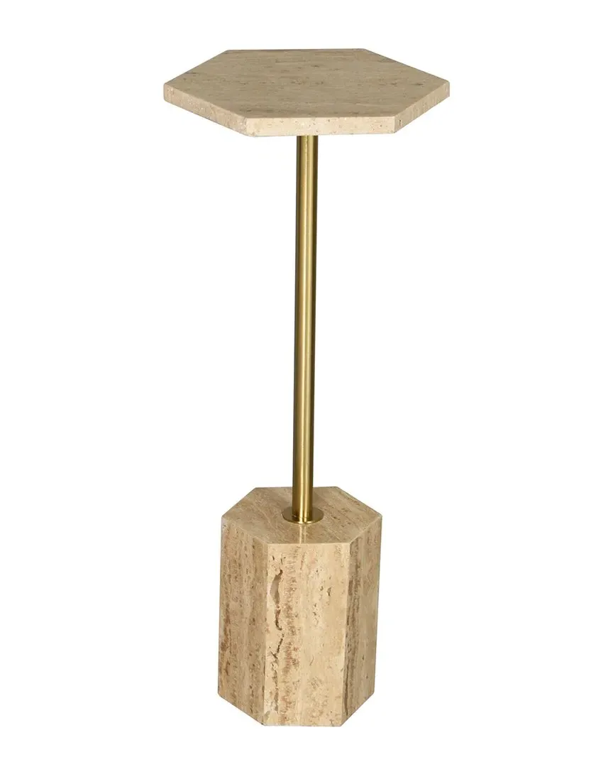 Mazzini Drink Table - Beige, Marble image