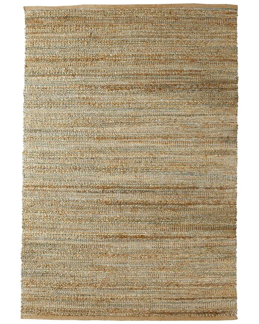 Nathalia Hand-Woven Area Rug - Blue, Jute