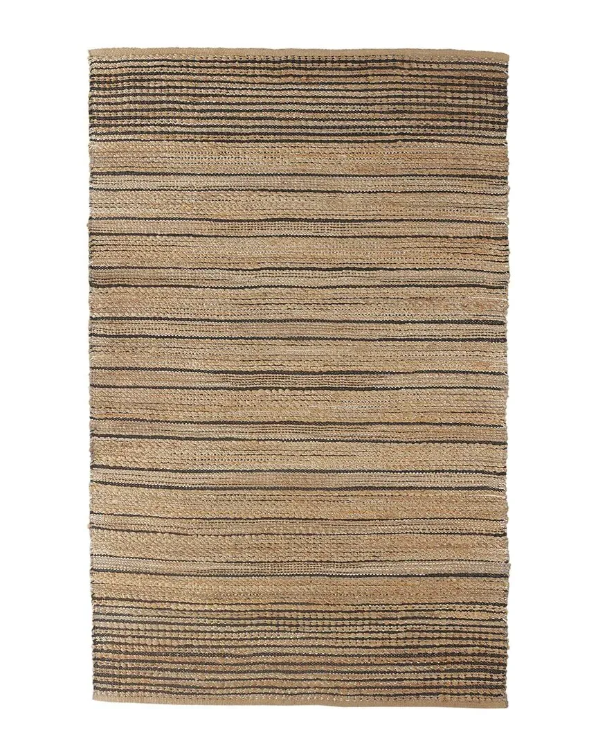 Nathalia Hand-Woven Geometric Area Rug - Beige, Jute