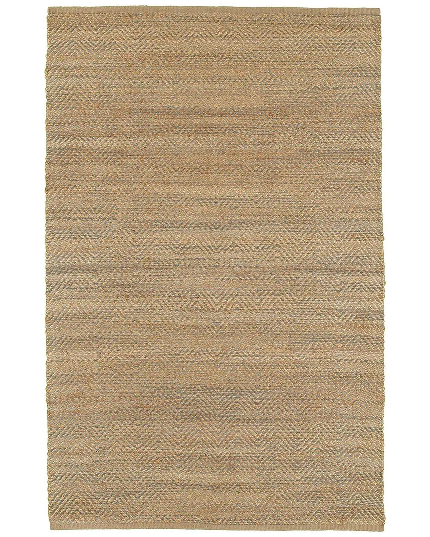 Nathalia Hand-Woven Geometric Area Rug - Beige, Jute