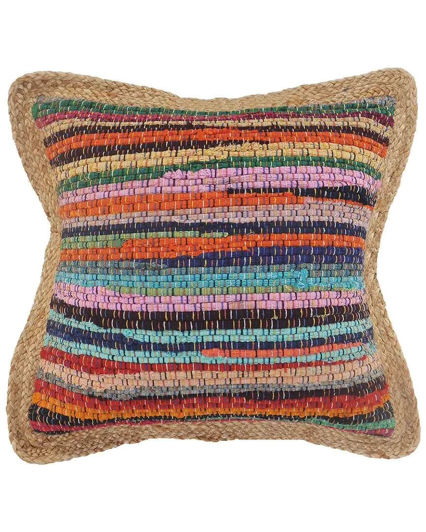 Rodha Chindi Throw Pillow - Multicolor