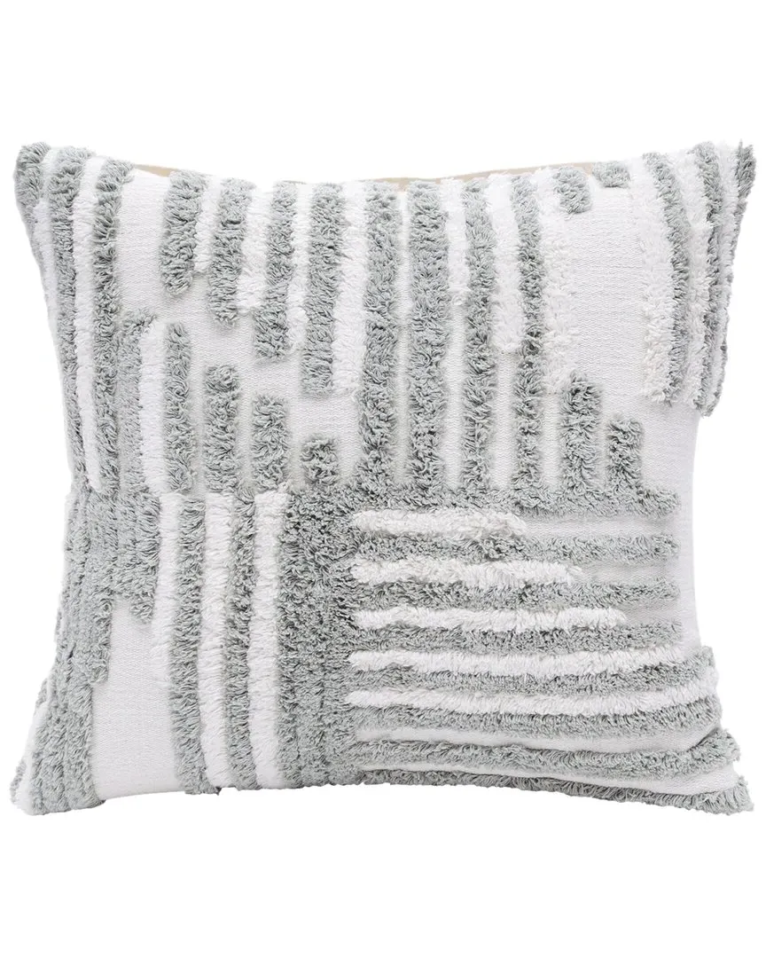 Scarlett Abstract Geometric Throw Pillow - Green