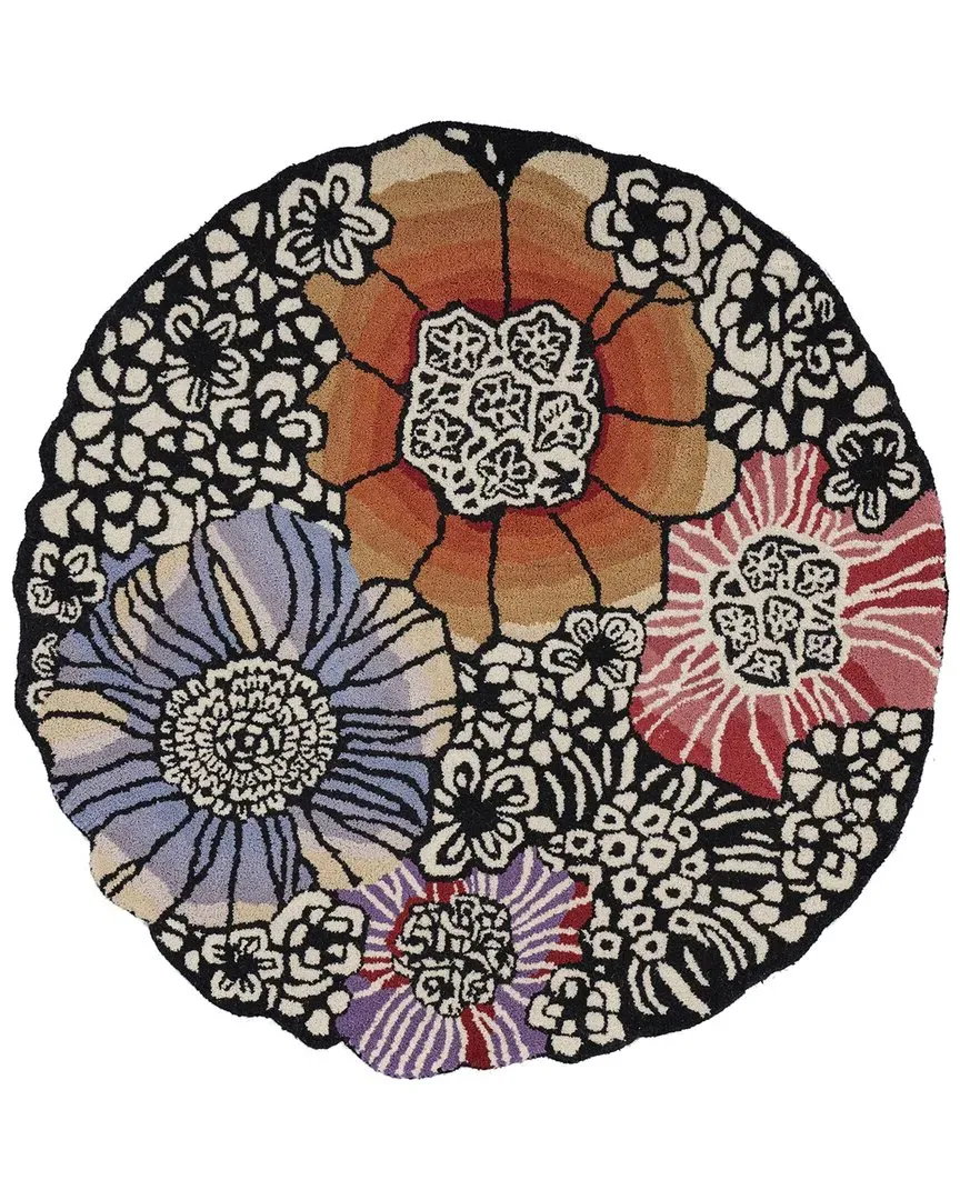 Sinuous Hand Tufted Rug - Multi, Wool