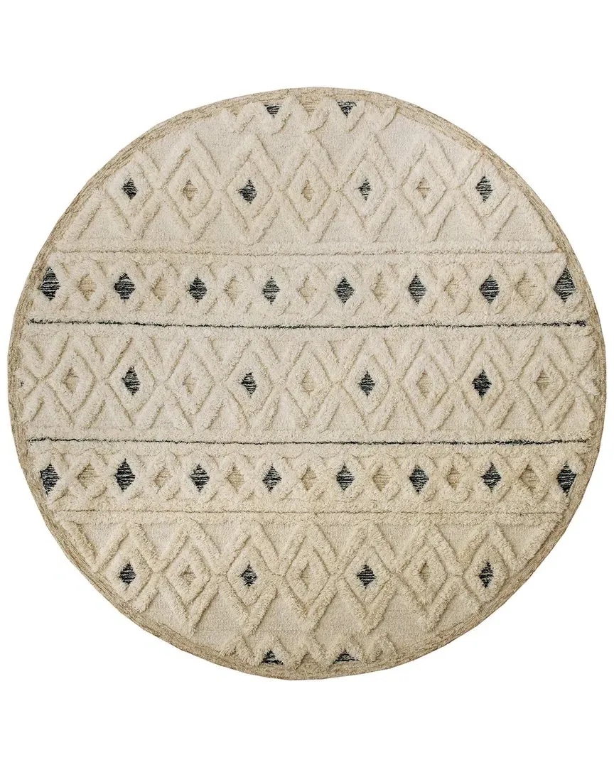 Sinuous Rug - Cream, Wool