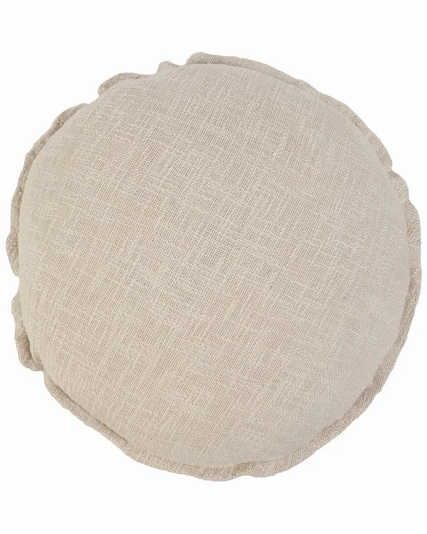 Solid Round Throw Pillow - Birch