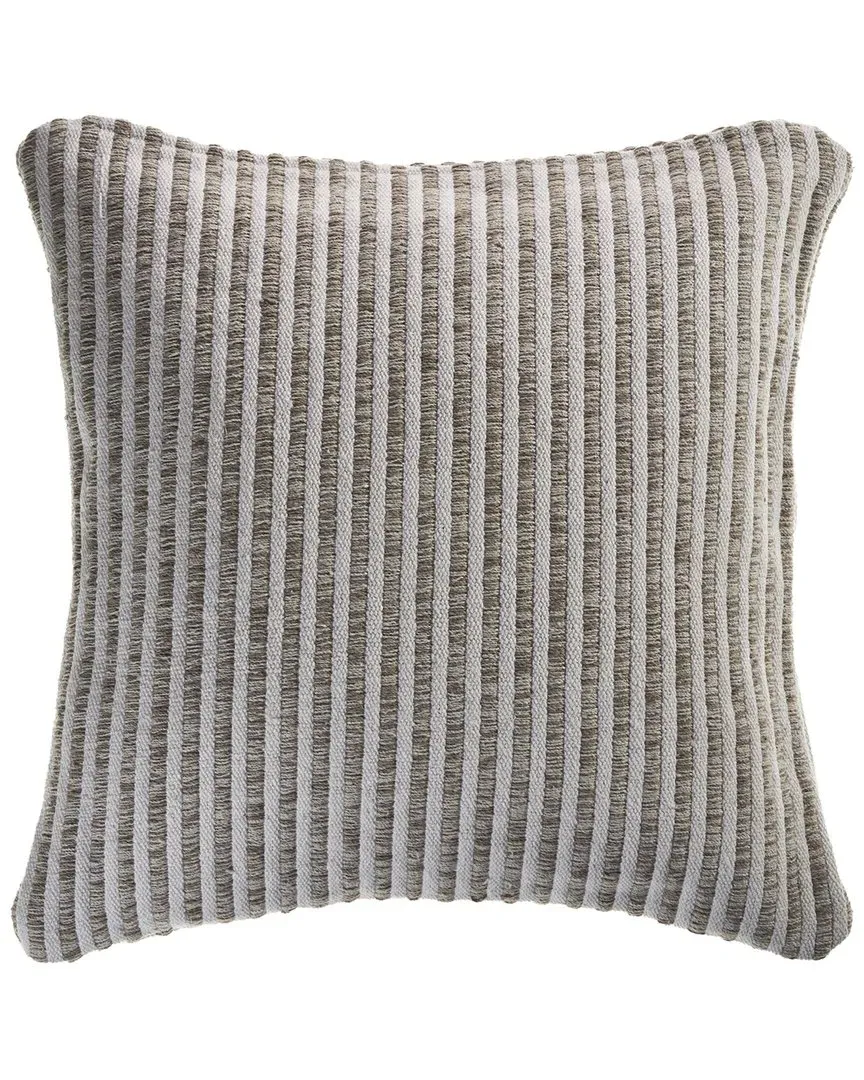 Striped Throw Pillow - Beige, Cotton image
