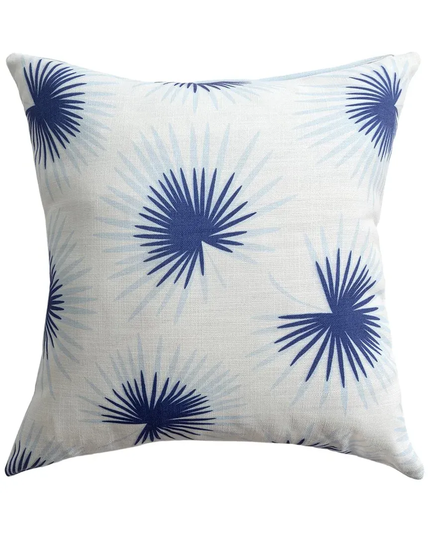 Throw Pillow - Navy Blue & White image