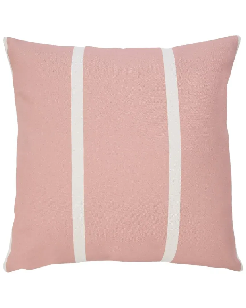 Vivian Simple Stripe Indoor/Outdoor Throw Pillow - Pink image