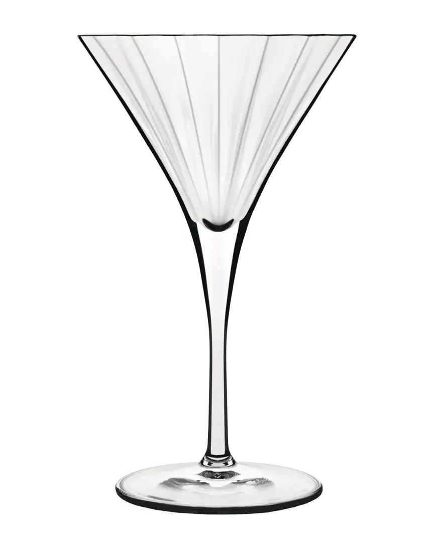 Luigi Bormioli Bach Martini Glasses Set of 4 - Clear image