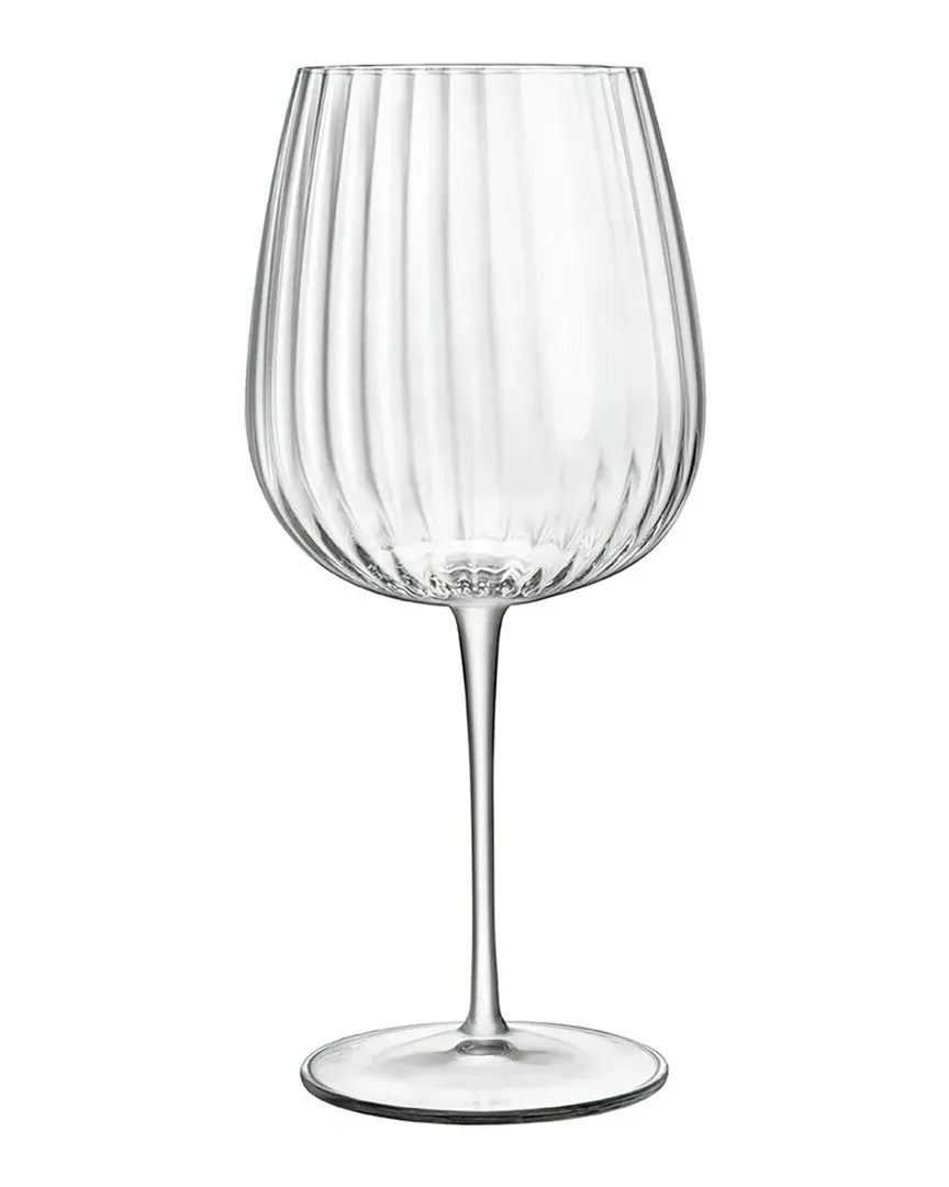Optica 25.25oz Burgundy Wine Glasses Set of 4 - Clear image