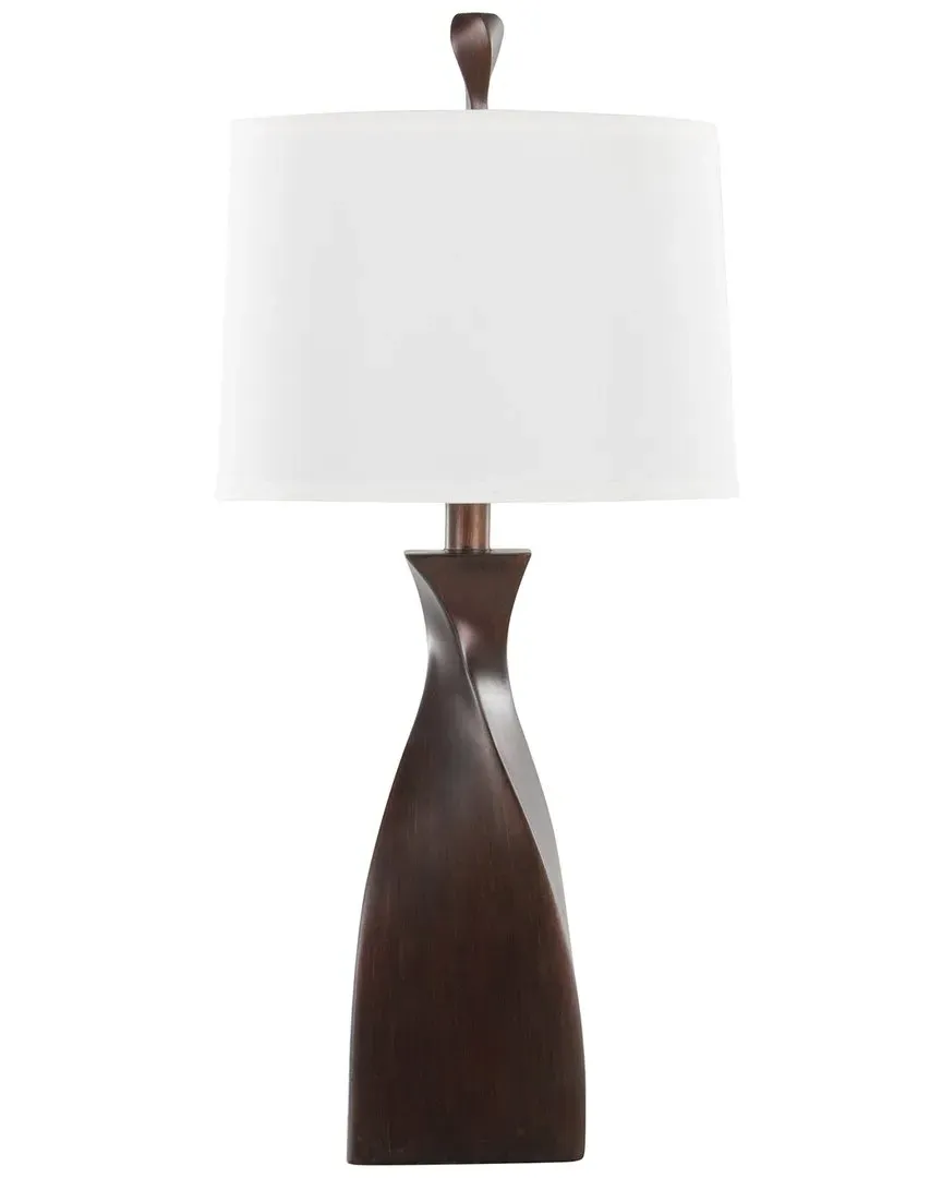 Curvo Set of 2 Table Lamps - Bronze, Polyresin image