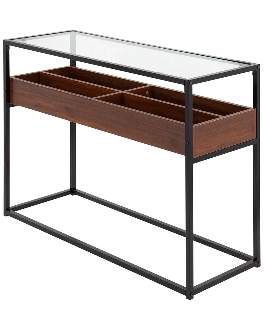 Display Console Table - Black, Glass image
