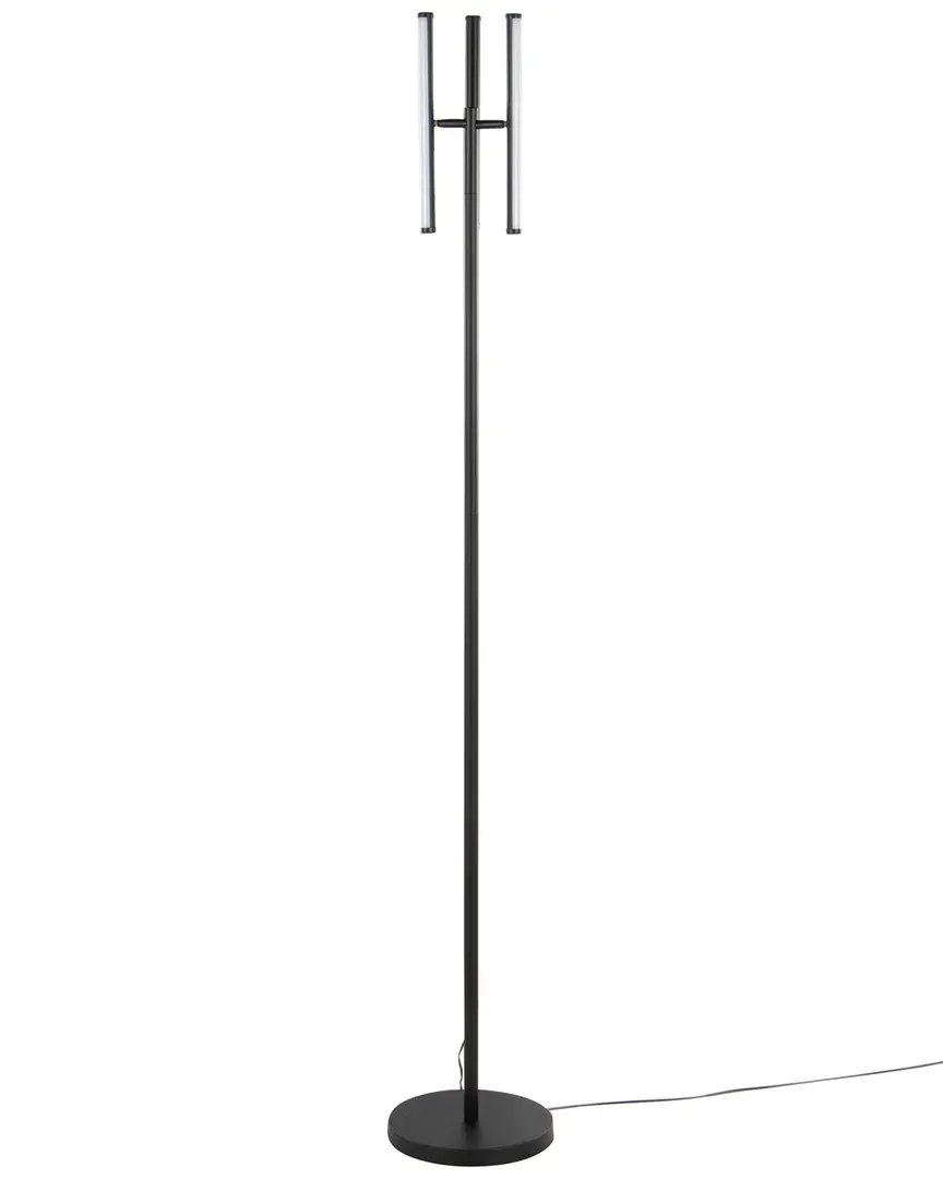 Icicle 65in Swivel Floor Lamp - Black, Metal image