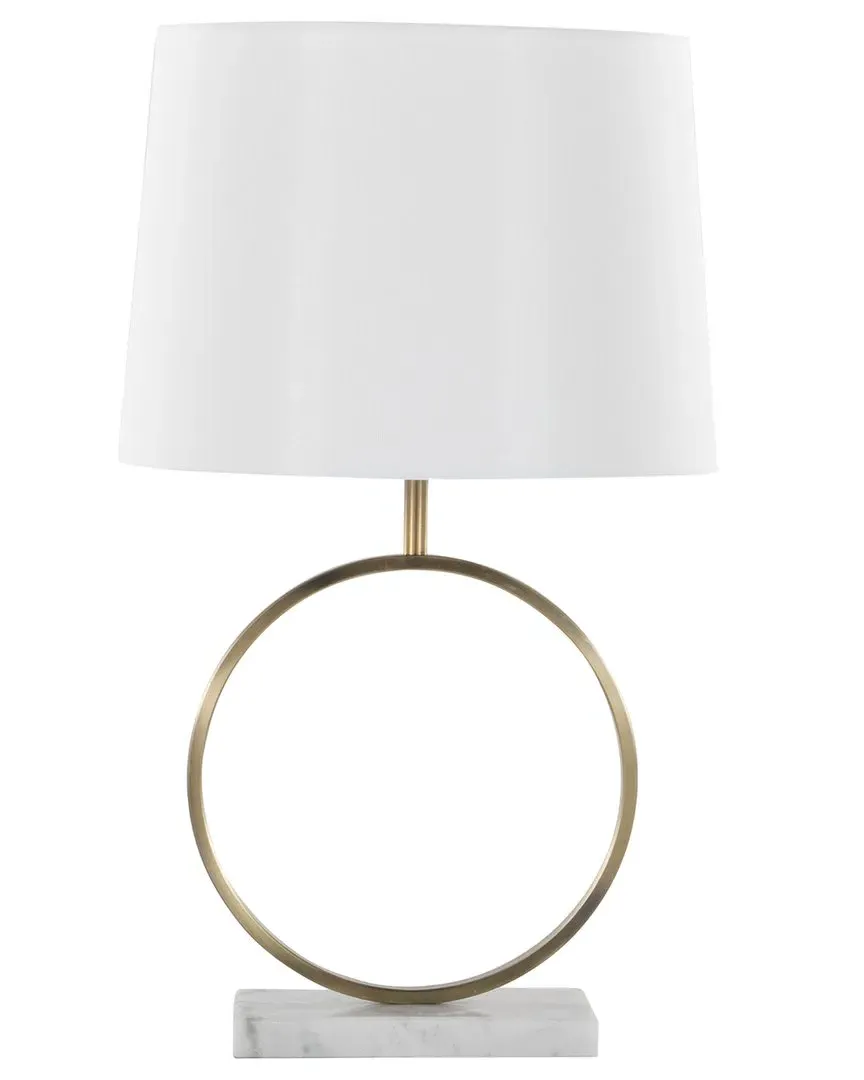 Moon Table Lamp - White Gold, Marble image