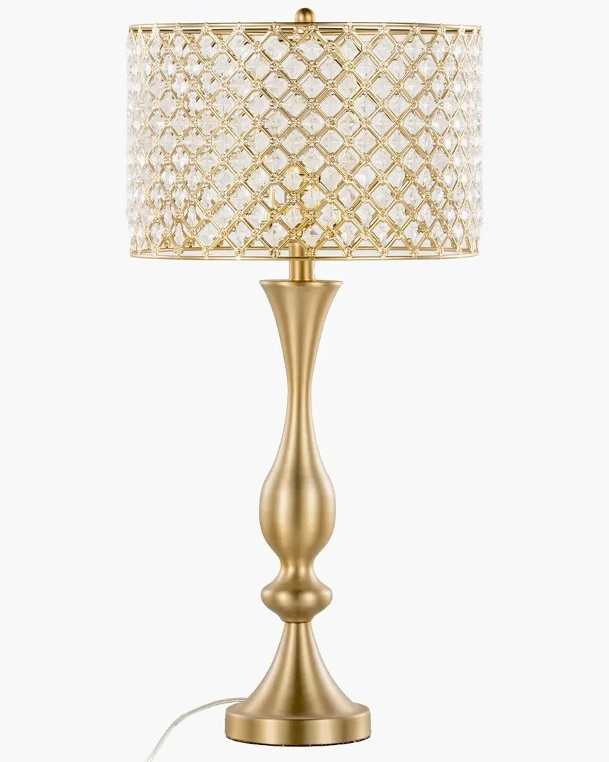 Topaz Table Lamp - Gold, Metal