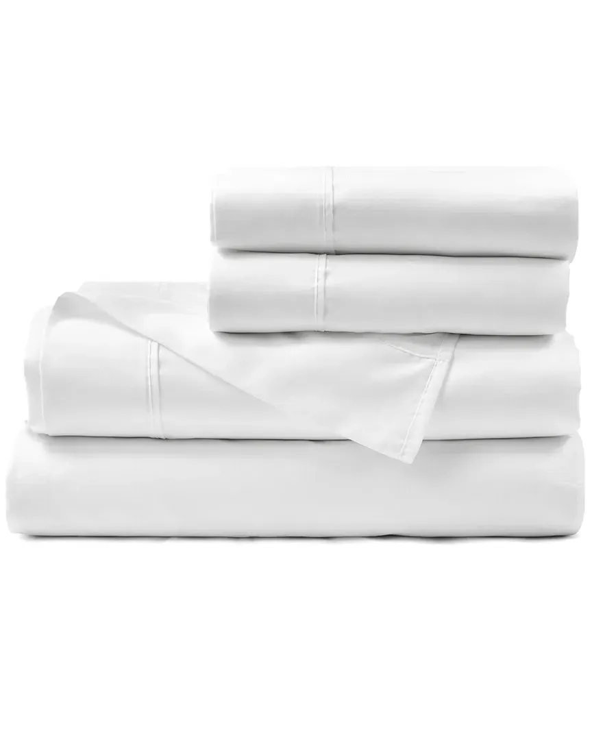Farmhouse Milo Full Sheet Set with Antimicrobial - White image