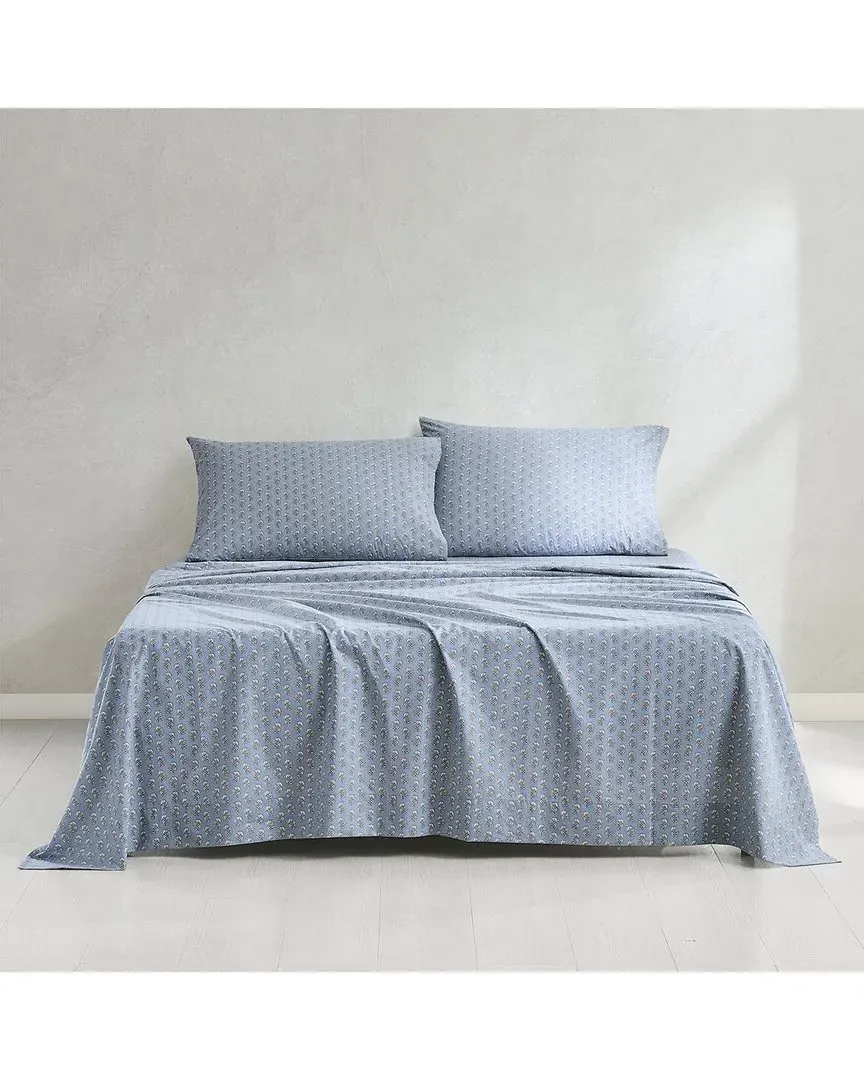Freesia Cotton Sheet Set - Blue